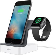 Док-станция Belkin PowerHouse для Apple Watch + iPhone (белый)