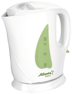 Электрочайник Atlanta ATH-717 (бело-зеленый)