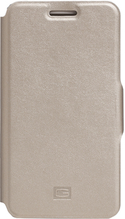 Чехол-книжка Чехол-книжка Gresso Грант для смартфона 4.2-4.5" (золотистый)