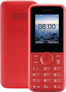 Мобильный телефон Philips E106 (красный)