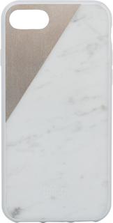 Клип-кейс Клип-кейс Native Union CLIC Marble для Apple iPhone 7 (белый мрамор)