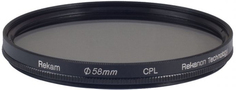 Светофильтр Rekam CPL 58 мм (черный)