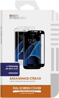 Защитное стекло Защитное стекло InterStep Glass для Samsung Galaxy A5 (2017) черная рамка