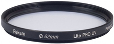 Светофильтр Rekam Lite PRO UV 62 мм (черный)