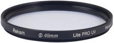 Светофильтр Rekam Lite PRO UV 49 мм (черный)