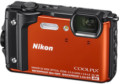Цифровой фотоаппарат Nikon Coolpix W300 (оранжевый)