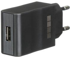 Сетевое зарядное устройство Сетевое зарядное устройство InterStep QC2.0 + кабель USB-C (черный)