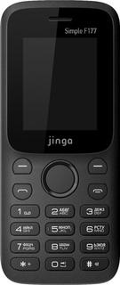 Мобильный телефон Jinga Simple F177 (черно-зеленый)