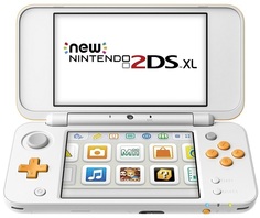 Игровая приставка Nintendo 2DS XL (бело-оранжевый)