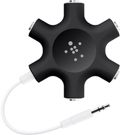Аудио разветвитель Belkin RockStar для наушников (черный)