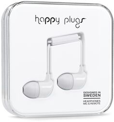 Наушники Happy Plugs In-Ear (белый)