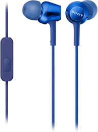 Проводная гарнитура Sony MDR-EX255AP (синий)