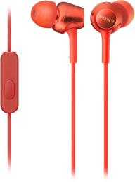 Проводная гарнитура Sony MDR-EX255AP (красный)