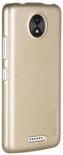 Клип-кейс Клип-кейс Nillkin Super Frosted Shield для Motorola Moto C (золотистый)
