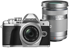 Цифровой фотоаппарат Olympus E-M10 Mark III Kit ED 14-42 EZ + ED 40 150 R (серебристый)
