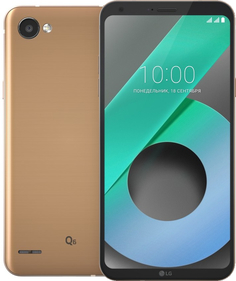 Мобильный телефон LG Q6 (золотистый)