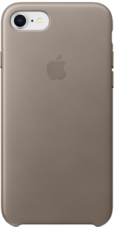 Клип-кейс Клип-кейс Apple Leather Case для iPhone 7/8 (платиново-серый)