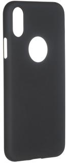 Клип-кейс Клип-кейс iCover Rubber Hard с вырезом для Apple iPhone X (черный)