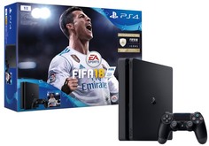 Игровая приставка Sony PlayStation 4 1TB FIFA 18 + PS Plus 14 дней (черный)