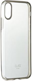 Клип-кейс Клип-кейс Uniq Glase Case для Apple iPhone X (серый)