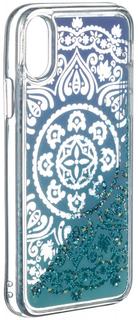 Клип-кейс Клип-кейс iCover Sparkle для Apple iPhone X White Lace (с рисунком)