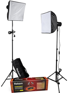 Комплект осветительного оборудования Rekam Mini-Light Ultra M-250 SB Kit (черный)