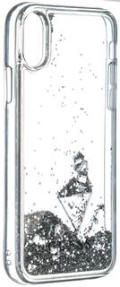 Клип-кейс Клип-кейс Guess Glitter для Apple iPhone X (с рисунком)
