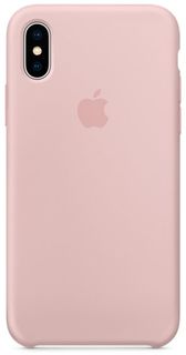 Клип-кейс Клип-кейс Apple Silicone Case для iPhone X (розовый песок)