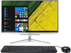 Моноблок Acer Aspire C22-860 DQ.BAVER.003 (серебристый)