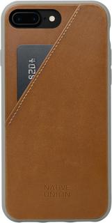 Клип-кейс Клип-кейс Native Union CLIC CARD для Apple iPhone 8 Plus/7 Plus (коричневый)