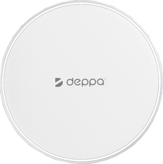 Беспроводное зарядное устройство Беспроводное зарядное устройство Deppa Qi Fast Charger (белый)