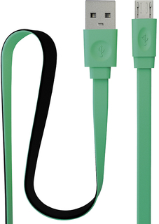 Кабель InterStep USB-microUSB (изумрудный)