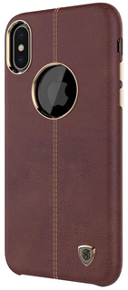 Клип-кейс Клип-кейс Nillkin Englon Leather для Apple iPhone X (коричневый)