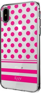 Клип-кейс Клип-кейс iLuv DotStyle для Apple Phone X (розовый)