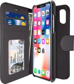 Чехол-книжка Чехол-книжка iLuv Wallet Case для Apple Phone X (черный)