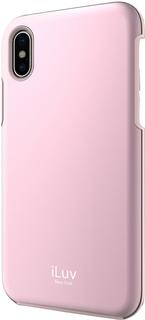 Клип-кейс Клип-кейс iLuv Metal Forge для Apple Phone X (розовый)