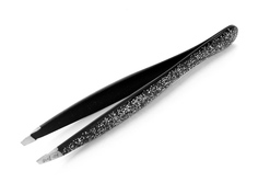 Пинцет для бровей Zinger 5311-D069V ZP Black-Silver Glitter