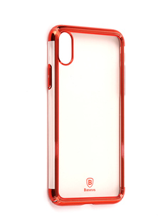 Аксессуар Чехол Baseus Minju Case для APPLE iPhone X Red WIAPIPHX-MJ09