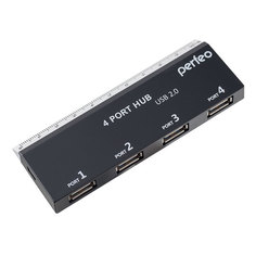 Хаб USB Perfeo PF-VI-H026 Black