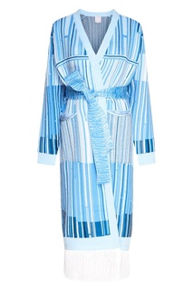 Хлопковый кардиган в полоску 7КА