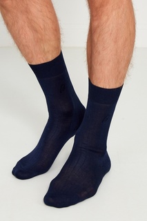 Синие носки из хлопка Brioni