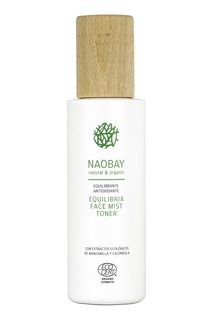 Матирующий тоник-мист для поддержания баланса кожи / Equilibria Face Mist Toner, 200 ml Naobay