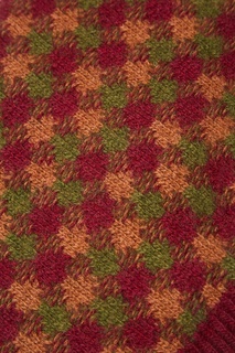 Бордовая шапка из шерсти Bubbles