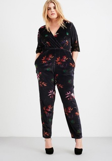 Комбинезон LOST INK PLUS JUMPSUIT IN VELVET FLORAL PRINT