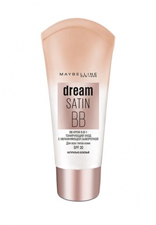 BB-Крем Maybelline New York для лица "Dream Satin, Dream Fresh", увлажняющий, SPF 30, натурально-бежевый, 30 мл