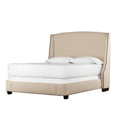 Мягкая кровать hugo lite 140*200 (myfurnish) бежевый 226.0x137x212 см.