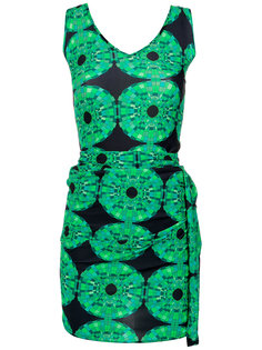 tied detail printed dress Amir Slama