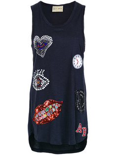 embellished tank top Andrea Bogosian