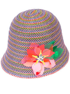 шляпа Jin с декором из цветов Maison Michel