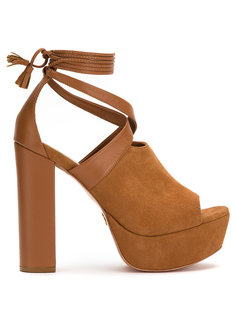 tied platform sandals Andrea Bogosian